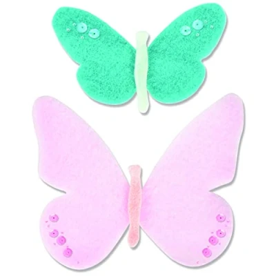 Immagine di Sizzix Bigz Die Textile Butterflies di Jenna Rushforth 665902 Capitolo 2 2022, Carta Metallo, Multicolor, One Size
