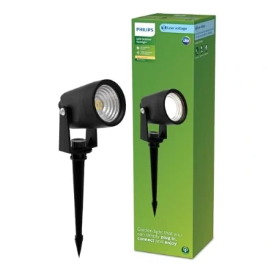 Immagine di Philips Lighting 929004659201 Reuel Lampada da terra per esterni a LED (monocolore) 1.5 W Nero