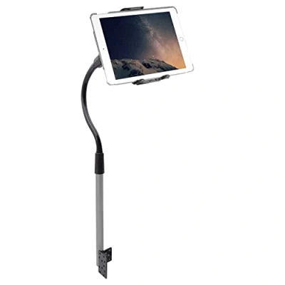 Immagine di Macally CARFLOORMOUNT, Supporto a Vite per la Guida del Sedile dell&#039;auto/Camion, Regolabile telefoni cellulari e Tablet da 17,8 cm 27,9 di Larghezza