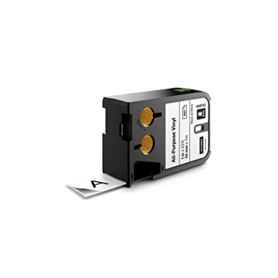 Immagine di DYMO XTL Nastro vinile multiuso Colore Nastro: Bianco carattere: Nero 24 mm 7 m