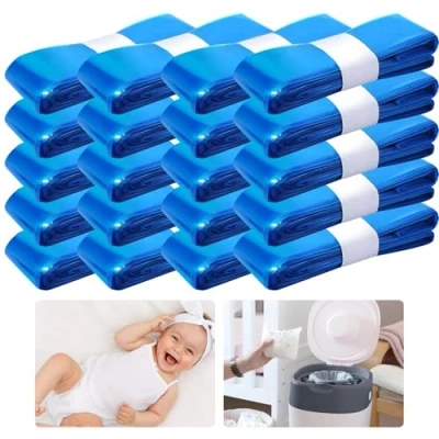 Immagine di YSWOVUO 20 Pezzi Ricarica Mangiapannolini, Sacchetti Mangiapannolini Compatibile con Maialino Foppapedretti Angelcare Tommee Tippee Twist &amp; Click Simplee Tec Litter Locker