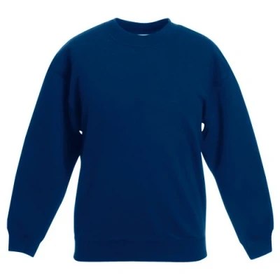 Immagine di Fruit of the Loom Felpa Maniche Set in Bambino (7 8 Anni) (Blu Navy)