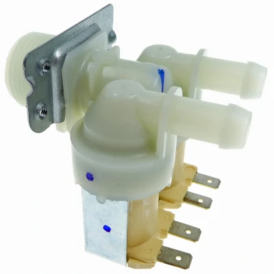 Immagine di LG 5220FR1251E valvola d&#039;ingresso da 2 getti lavatrice elettrovalvola vie ay vde elbi