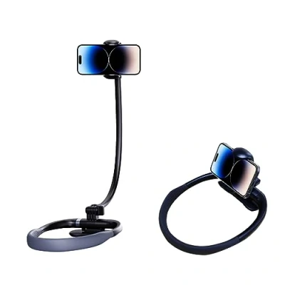 Immagine di supporto per telefono al collo, cellulare, collo di cigno, rotazione a 360 gradi, cellulare universale da 4,7 pollici 6,7