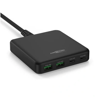 Immagine di Ansmann Desktop Ladegerät DC465PD 65W Caricatore USB 65 W Ambiente interno Num. uscite: 4 x USB, C®