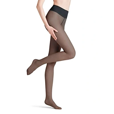 Immagine di FALKE Vitalize 20 DEN W TI trasparenti velati con compressione 1 pezzo, Collant Donna, Grigio (Graphite 3146), M