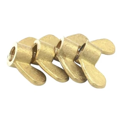 Immagine di LOEASE Dadi ad Alette 2/5PCS Ottone Rame Farfalla M3 M4 M5 M6 M8 M10 M12 Materiale Stringere A Mano Dado (Size : 5 PCS)