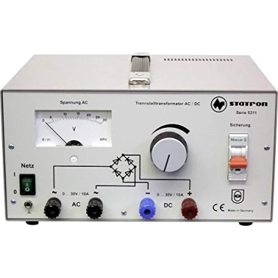 Immagine di Statron 5311.1 Alimentatore da laboratorio regolabile 0 30 V 10 A 300 W Num. uscite 2 x