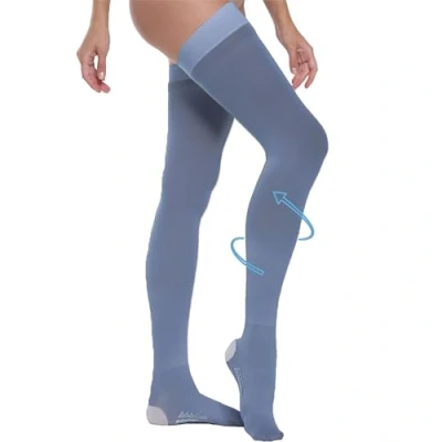Immagine di BeOnTop Calze Antitrombo Donna Uomo Medicale 18 23 mmHg Unisex Compressione Graduata Classe 1, Calza Uomo, Elastiche Per Vene Varicose, Contenitive