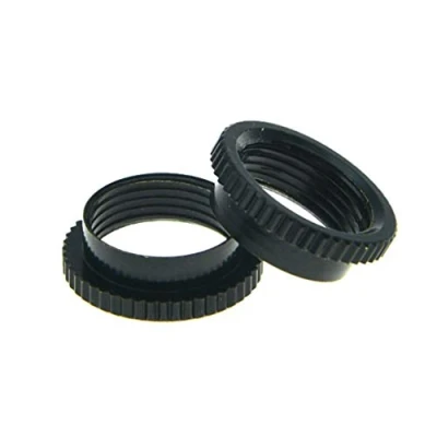 Immagine di KAISH 2 dadi a levetta per chitarra con profondi zigrinati Switchcraft su alcune chitarre Gibson, colore: nero