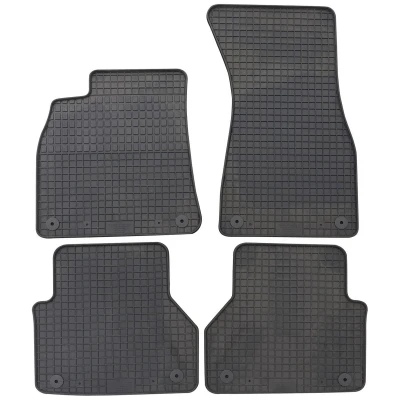 Immagine di Petex 14510 Tappetini in Gomma per A6 a Partire da 43282/A7 43132/A6 Avant 43344, Colore Nero, 4 Pezzi