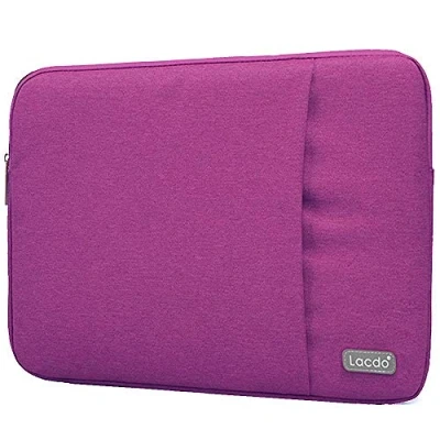 Immagine di Lacdo Borsa Protettiva Portatile Custodia per 14 Pollici New MacBook Pro M3 Max / M2 M1 A2992 A2918 A2779 A2442 2023 2021, 13&quot; Old Air 2010 2017, Surface Book 3 2, Viola