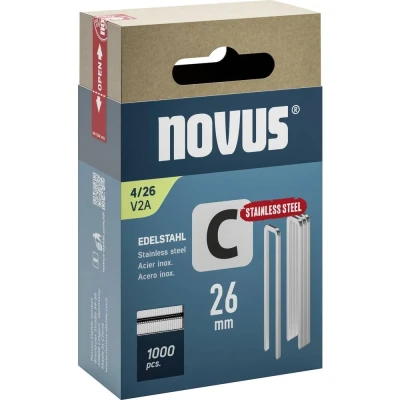 Immagine di Novus Tools 042 0805 Punti metallici tipo 4 1000 pz. Dimensioni (L x L A) 26 6.1 mm