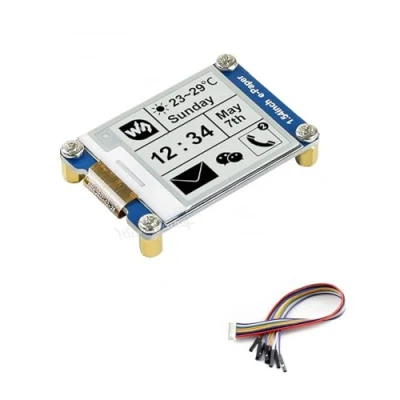 Immagine di Waveshare 1.54 inch E Paper Screen Display Module 200x200 3.3v Ink Electronic with Embedded Controller SPI Interface Support Partial Refresh for Raspberry Pi/Arduino/Nucleo/Jetson Nano