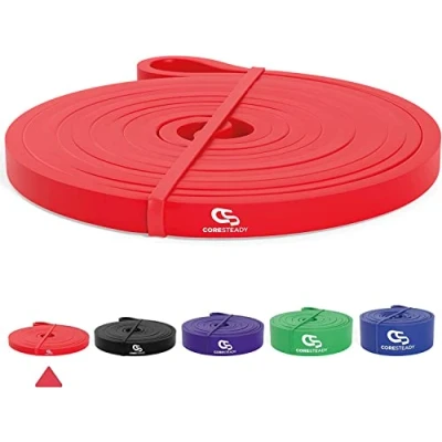 Immagine di Coresteady Elastico Trazioni I Fitness per alla Sbarra Assistite Elastici Palestra Powerlifiting &amp; Calisthenics Allenamento Uomini e Donne Rosso, 7 15kg