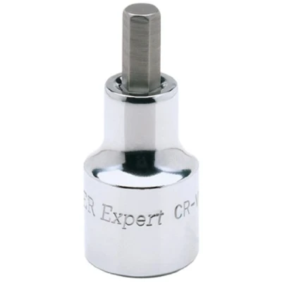 Immagine di Draper Expert Chiave a bussola esagonale con inserto, in acciaio cromo vanadio, attacco quadro da 3/8&quot;, lunghezza totale 5 cm 5mm