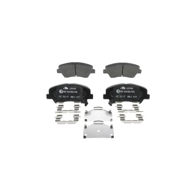 Immagine di ATE 13.0470 5548.2 Kit pastiglie freno con segnalatore acustico usura lamierino anticigolío accessori HYUNDAI: i20 II Hatchback, III