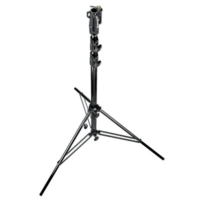 Immagine di Manfrotto 126BSU Stativo Heavy Duty con Gamba di Livellamento, Argento