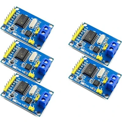 Immagine di TECNOIOT 5pcs MCP2515 Can Bus Module TJA1050 Receiver SPI