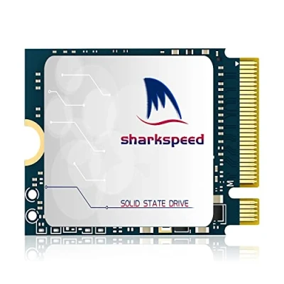 Immagine di S SHARKSPEED SSD 256GB M.2 2230 NVME PCIe Gen 4.0x4, 3D NAND, Per Steam Deck Microsoft Surface pro7+/proX/laptop3/laptop4/laptop Go Ultrabook Notebook PC (256GB, GEN4.0 PCIe)