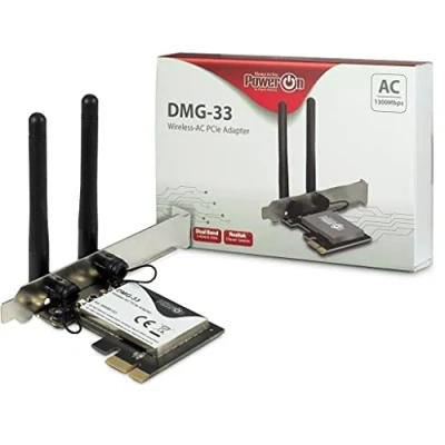 Immagine di INTER TECH WI FI 5 PCIE DMG 33 3DBI ANTENA 1300MBPS RETAIL