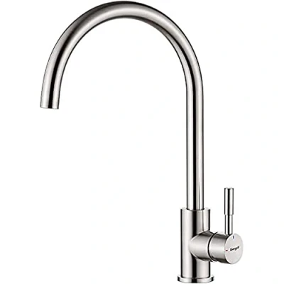 Immagine di Ibergrif M22110 Rubinetto Miscelatore Cucina,Rubinetto Cucina 360 Girevole Monocomando per Lavelloclassico Cromato,Rubinetto Lavello