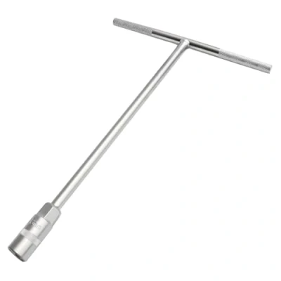 Immagine di Chiave a bussola, testa esagonale, lunga, 6 19 mm, con impugnatura T, portata profonda, 1 pz, argento