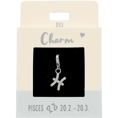 Immagine di Depesche 11785 053 Charms Express Yourself Ciondolo per collane e bracciali, Pesce Argentato, Come Piccolo Regalo, Multicolore, Normal