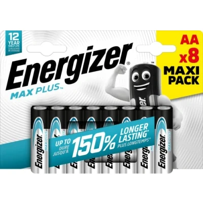 Immagine di Energizer Max Plus Batteria Stilo (AA) Alcalina/manganese 1.5 V 8 pz.