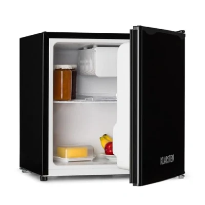 Immagine di Klarstein Mini Frigo, Frigo Portatile, Frigorifero Piccolo da Ufficio, Camera con Vaschetta per il Ghiaccio e Sbrinatore Manuale, Campeggio, Bar, 0 10C, 46L