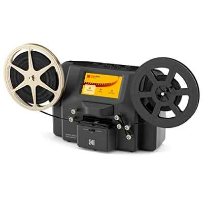 Immagine di KODAK REELS &amp; Super 8 Films Digitizer Converter con schermo da 5&quot;, lo scanner converte la pellicola in file MP4 digitali su scheda SD
