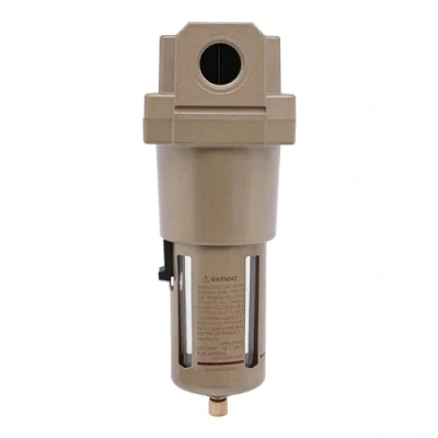 Immagine di Fermoirper filtro aria compressa da 3/4&quot; con separatore d&#039;acqua e attacchi rapidi per compressore