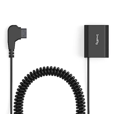 Immagine di SMALLRIG D Tap a Batteria Fittizia NP FZ100, Cavo di Alimentazione Spirale FZ100 per Sony A7 IV,FX30,FX3,A7CII,A7CR,ZV E1,A6600,A6700,A7R V,A7S III,A7R IV,A7R III,A7 III,A7C,A1,A9, A9II 4253B