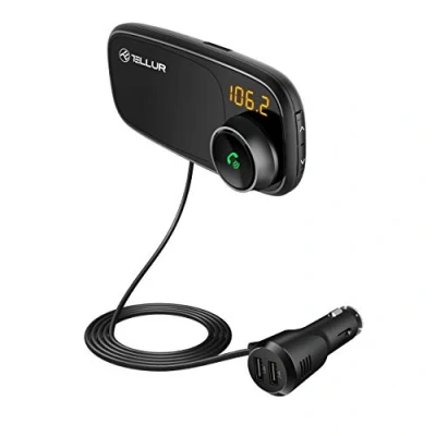 Immagine di Tellur Bluetooth Car FM trasmettitore FMT B6, supporto magnetico, Nero