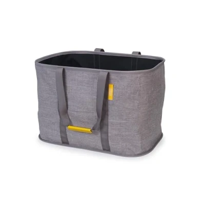 Immagine di Joseph Hold All Cesto porta biancheria per il bucato, pieghevole, 55 litri, tessuto durevole, resistente all&#039;umidità, grigio