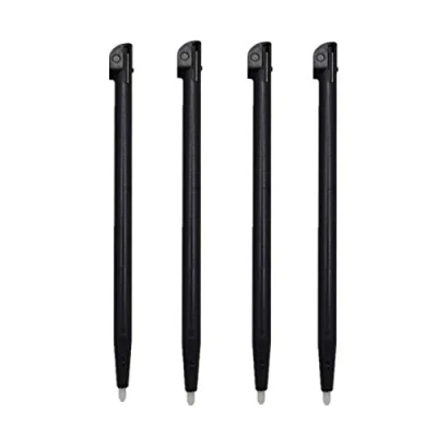 Immagine di GGZone 4 penne stilo in plastica per Console di gioco, touch screen, ricambio Nintendo 2DS Tactil Game Accessori (4 pezzi, nero)