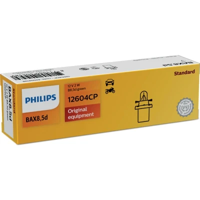 Immagine di PHILIPS 12604CP Lampade 12V 2W Lampada con attacco di plastica B8.5d