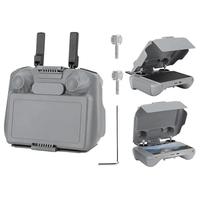 Immagine di MotuTech 2 in 1 Protezione e Visiera Angolare Regolabile per DJI RC Telecomando Mini 4 Pro/Air 3 (per 2)