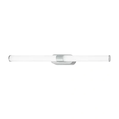 Immagine di BRILONER apparecchio LED a specchio per bagno, lampada parete, IP44, colore luce bianca neutra, 9W, cromo opaco, 60 cm