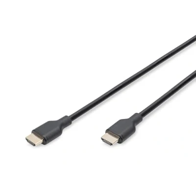 Immagine di DIGITUS Cavo di connessione HDMI 2.1 Ultra High Speed, tipo A, 2,0 m, con canale Ethernet, UHD II 8k/60Hz, 4k/120Hz, compatibile PS5, Xbox Series, TV/beamer, contatti placcati oro, nero