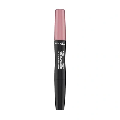 Immagine di Rimmel London Rossetto Liquido Provocalips, Formula Lunga Tenuta 2 Step, per labbra dal colore pieno e finish vinilico, Tonalità 220 Come Up Roses, 6 ml