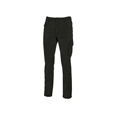 Immagine di U Power Jam, Jeans Elasticizzati da Uomo, Design ruggine, Comodo Tessuto di Cotone, Abbigliamento Casual, Multitasche, Pantaloni a Gamba Dritta (Black Carbon_M)