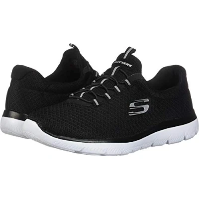 Immagine di Skechers Sport Summits Sneakers basse black/white, Donna, Taglia: 38.5, Black/white Sintetico / tessuto