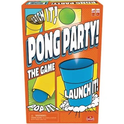 Immagine di Pong Party Gioco divertente da 8 anni in su Rompere, lanciare e prendere Sfida famiglia o con gli amici di abilità A partire 2 giocatori
