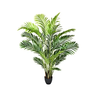 Immagine di GreenBrokers 150 cm Palma Artificiale Vero Tocco Areca Phoenix in Vaso, 150cm