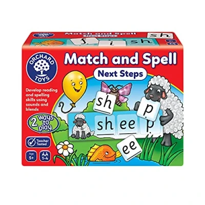 Immagine di Match and Spell Next Steps Gioco educativo di Linguaggio ed Alfabetizzazione per imparare l&#039;inglese bambini da 5 a 8 anni (Edizione Multilingua)