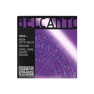 Immagine di Thomastik Corda per Viola 4/4 Belcanto Do Nucleo Acciaio, rivest. Argento, Media
