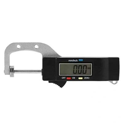 Immagine di Misuratore di Spessore, 0 25mm Tipo Orizzontale Strumento elettronico per la misurazione del Calibro Spessore Display Digitale