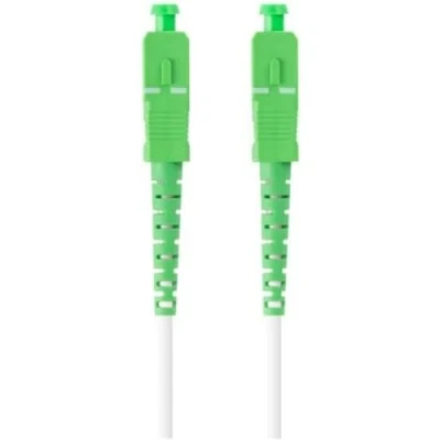 Immagine di lanberg MONO SC/APC SIMPLEX G657A2 LSZH CAVO IN FIBRA BIANCO 50M