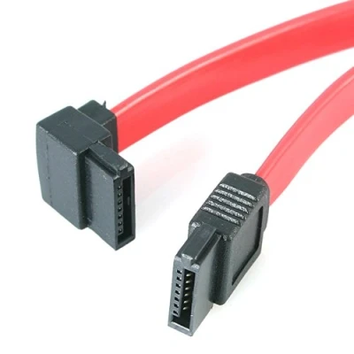 Immagine di StarTech.com Cavo Seriale ATA 45,7 cm, SATA ad angolare sinistro SATA, F/F (SATA18LA1)